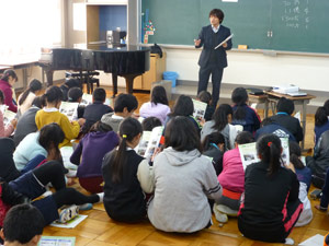 租税教室　土岐市立肥田小学校の様子その2